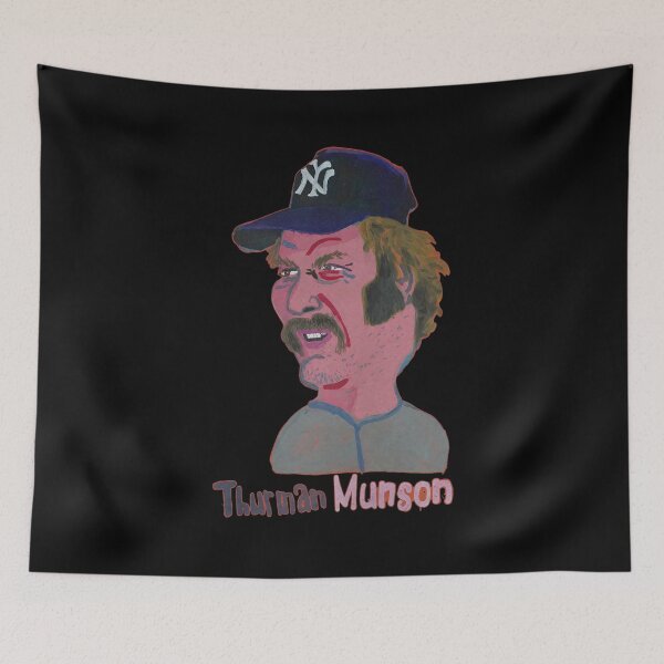 Item preview, Thurman Munson Vintage Baseball Caricature Art designed and sold by TERESTERKE.