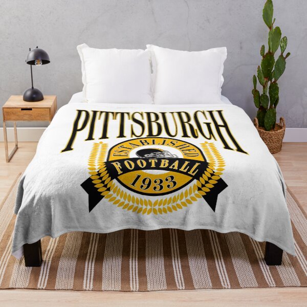 Item preview, Vintage Pittsburgh Football Established Crest Tee designed and sold by eholycross.