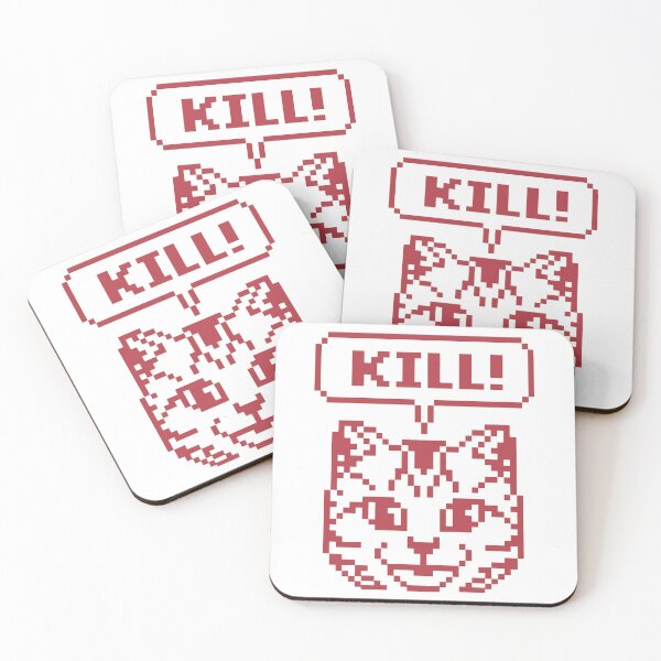 Item preview, Pixel Cat KILL! Retro Gaming Style designed and sold by llaRudicil8.