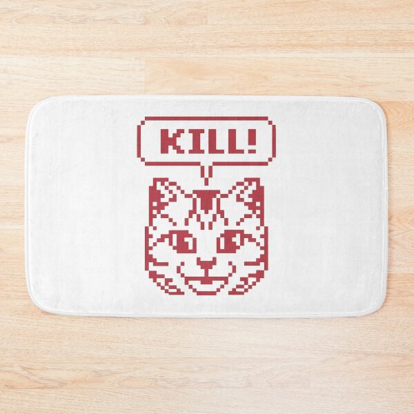 Item preview, Pixel Cat KILL! Retro Gaming Style designed and sold by llaRudicil8.