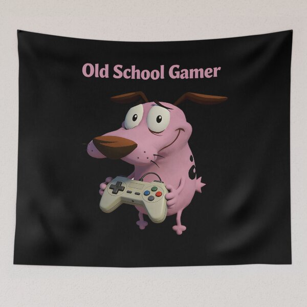 Item preview, Courage Old School Gamer designed and sold by StefanChristian.