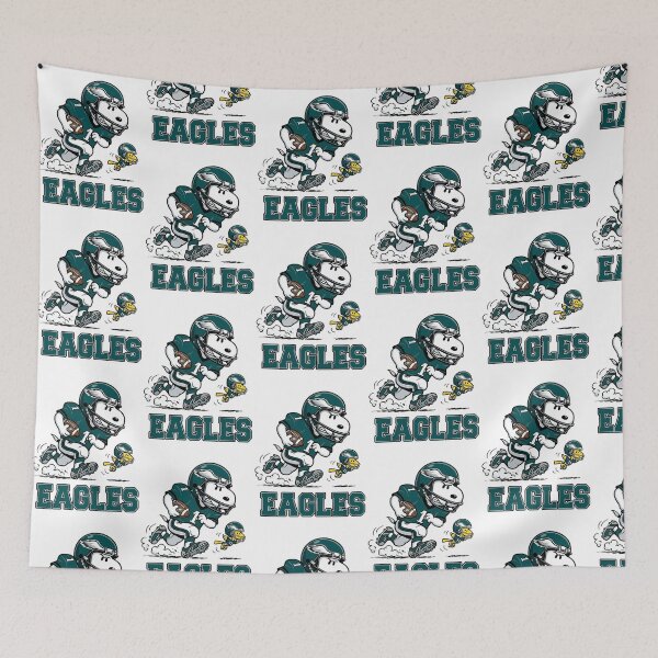Item preview, Snoopy And Woodstock Philadelphia Football Action Fan designed and sold by PickYourVibes.