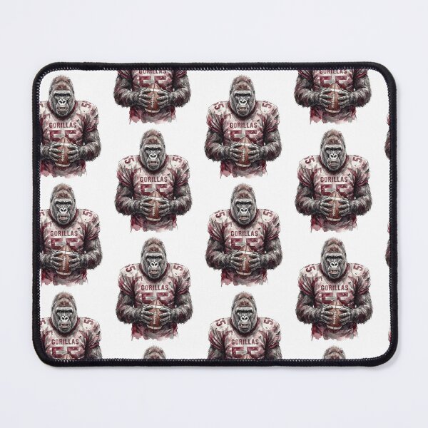 Item preview, Gorilla Football Lineman designed and sold by Tiffany Roy.