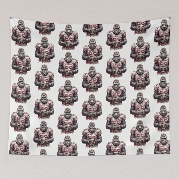 Item preview, Gorilla Football Lineman designed and sold by Tiffany Roy.