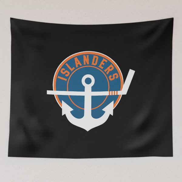 Item preview, Nautical Anchor Hockey Stick Islanders Emblem designed and sold by TINAMONEY.