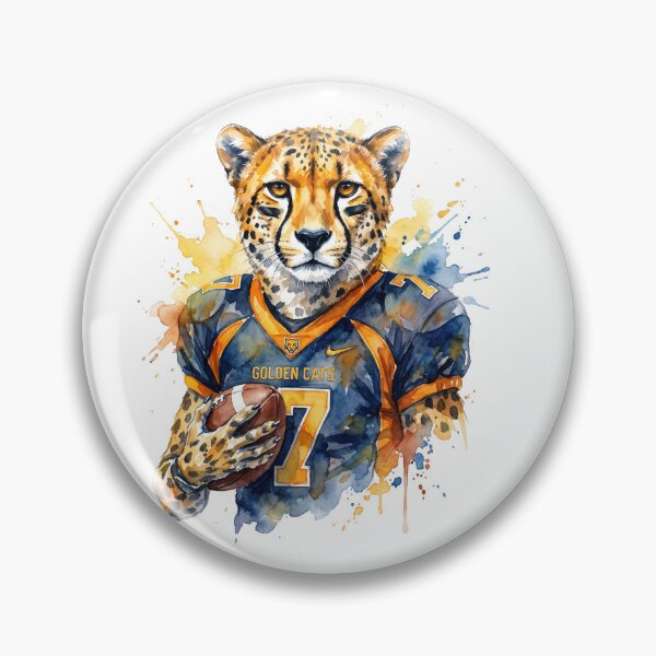Item preview, Cheetah Football Runningback designed and sold by Roy & Tiffany.