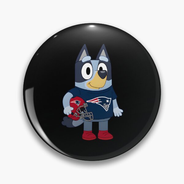 Item preview, Bluey New England Patriots Football designed and sold by StefanChristian.