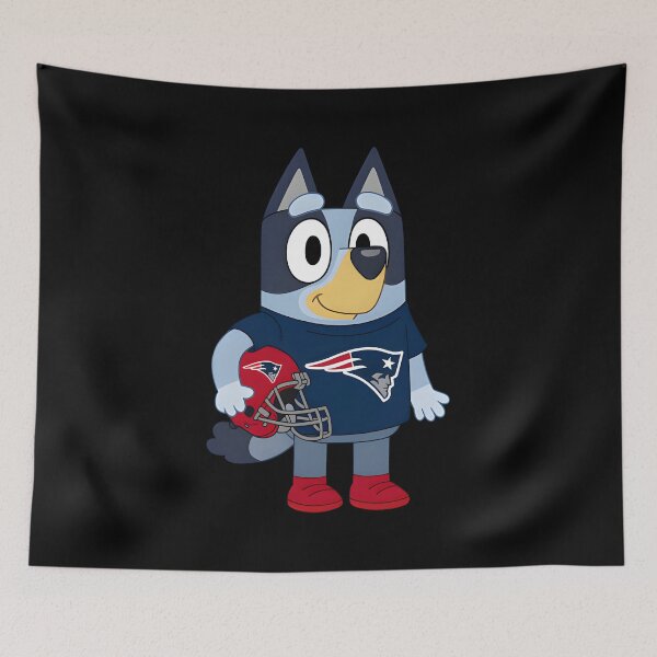 Item preview, Bluey New England Patriots Football designed and sold by StefanChristian.
