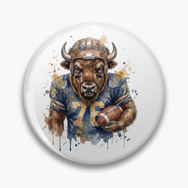 Item preview, Bison Football Lineman designed and sold by Roy & Tiffany.