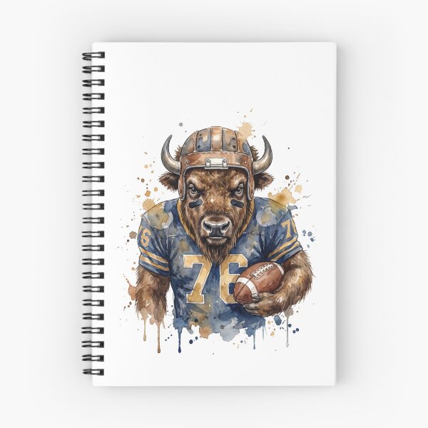 Item preview, Bison Football Lineman designed and sold by Roy & Tiffany.