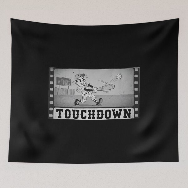 Item preview, Retro Cartoon Baseball Touchdown Irony designed and sold by TERESTERKE.