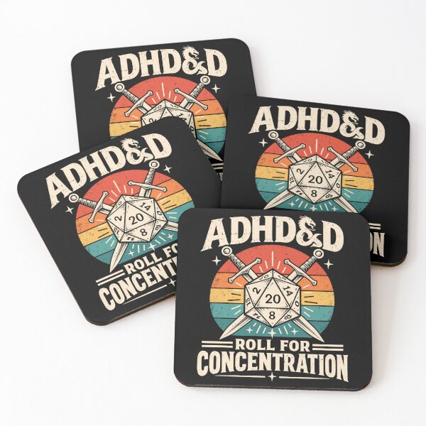 Item preview, ADHD&D Roll For Concentration ADHD Dungeons And Dragons designed and sold by gordonbwyashop.
