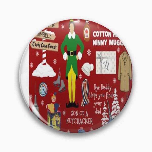 Item preview, Buddy the Elf collage, Red background designed and sold by MarcusLyle.