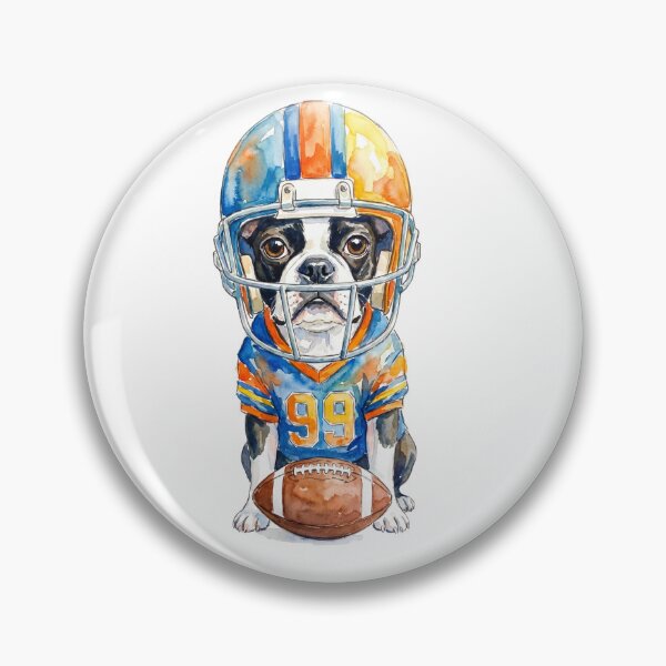 Item preview, Puppy Football Player designed and sold by Roy & Tiffany.
