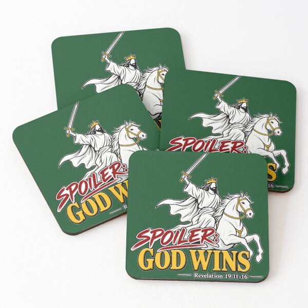 Item preview, Spoiler: God Wins, Jesus Christ Second Coming on White Horse designed and sold by TheBibleStop.