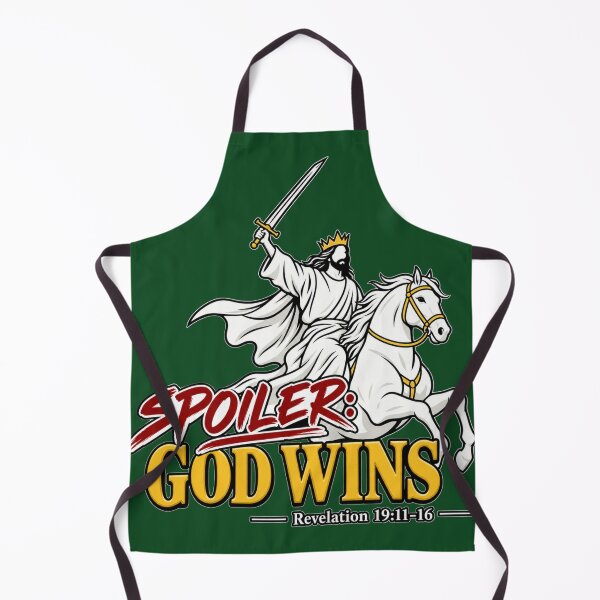 Item preview, Spoiler: God Wins, Jesus Christ Second Coming on White Horse designed and sold by TheBibleStop.
