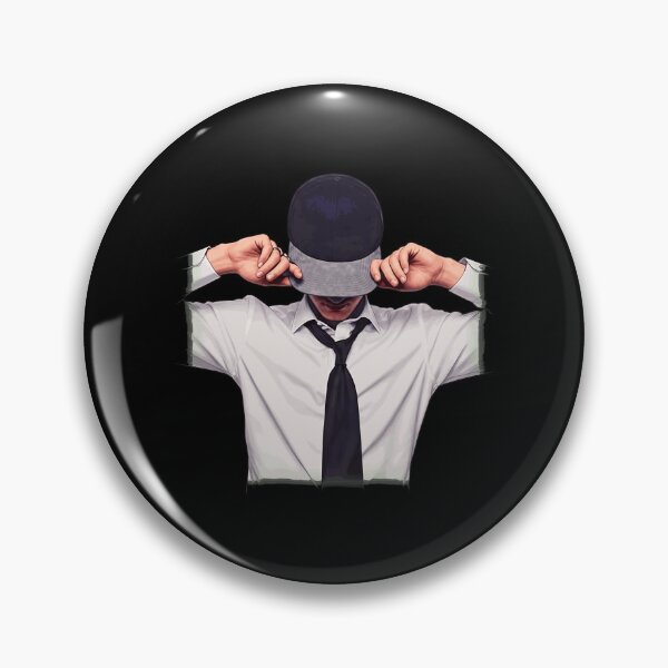 Item preview, Mysterious Man in Hat White Shirt Tie designed and sold by BoomCaesa.