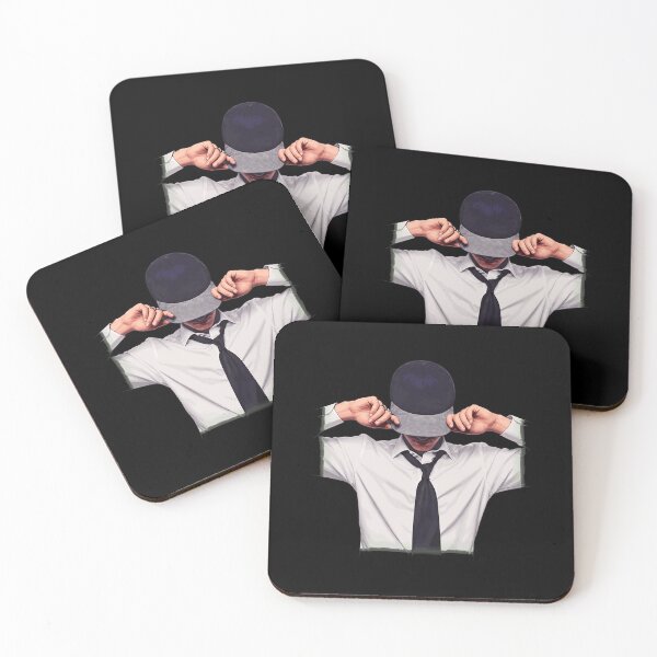 Item preview, Mysterious Man in Hat White Shirt Tie designed and sold by BoomCaesa.
