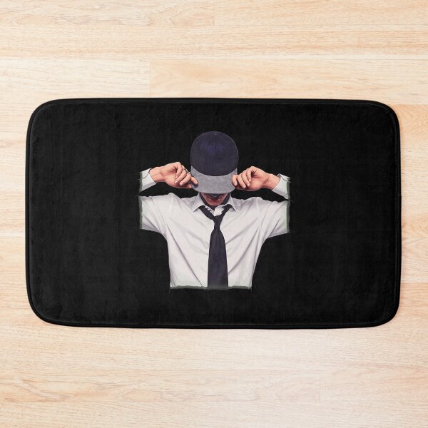Item preview, Mysterious Man in Hat White Shirt Tie designed and sold by BoomCaesa.