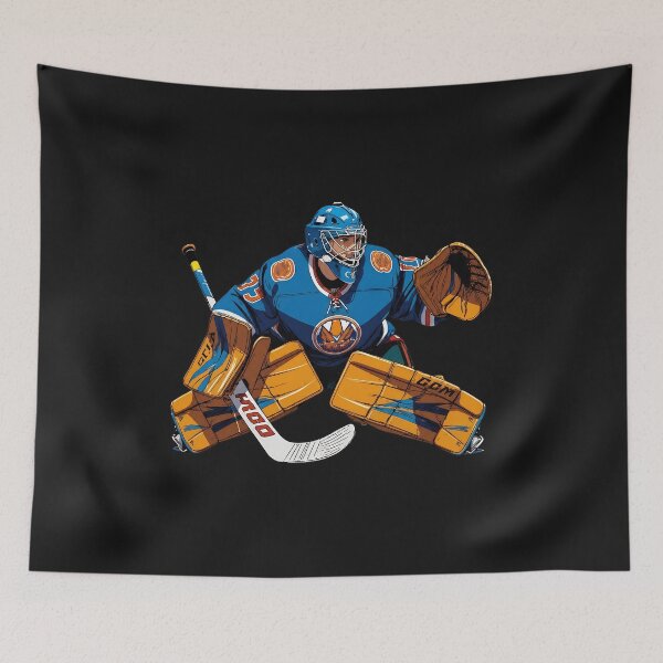 Item preview, Retro Hockey Goalie Number 30  designed and sold by TINAMONEY.