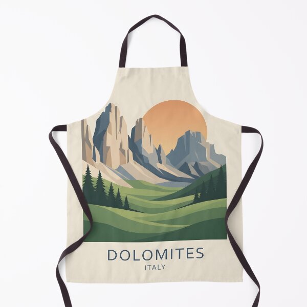 Item preview, Dolomites Italy Vintage Travel Poster - Minimalist Mountain Art Print designed and sold by DuckOddity.