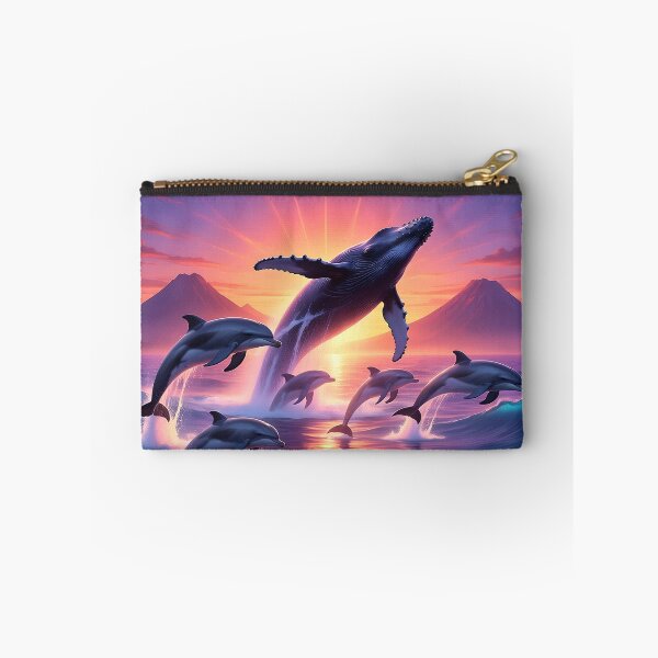 Item preview, Ocean Flight — Whale and Dolphins at Dusk designed and sold by Hawaii26.