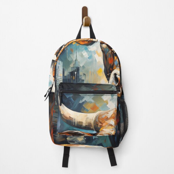 Item preview, Colorful Longhorn Bull Urban Abstract Portrait designed and sold by GutyzDesignsES.