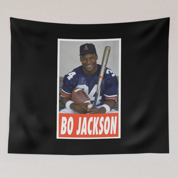 Item preview, Bo Jackson Multi Sport Retro Athletic Art designed and sold by TERESTERKE.