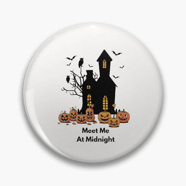 Item preview, Meet Me At Midnight Haunted House - Spooky Halloween designed and sold by ArtisanPrintHk.