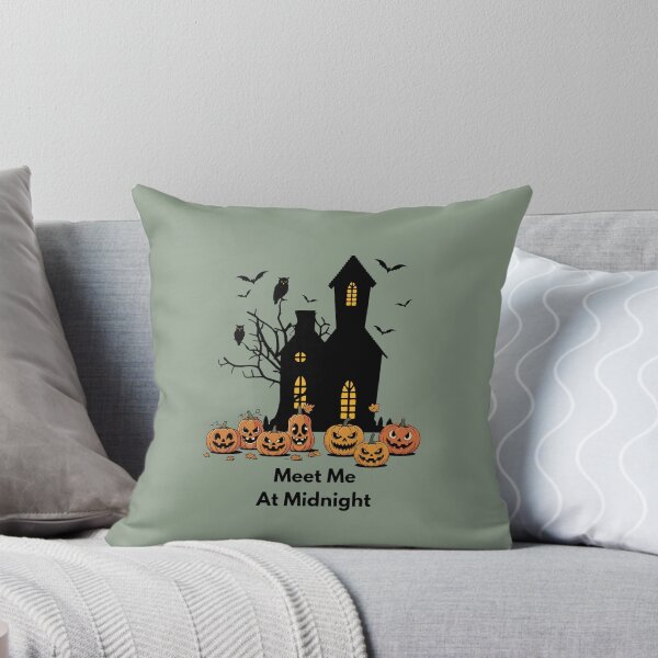 Item preview, Meet Me At Midnight Haunted House - Spooky Halloween designed and sold by ArtisanPrintHk.