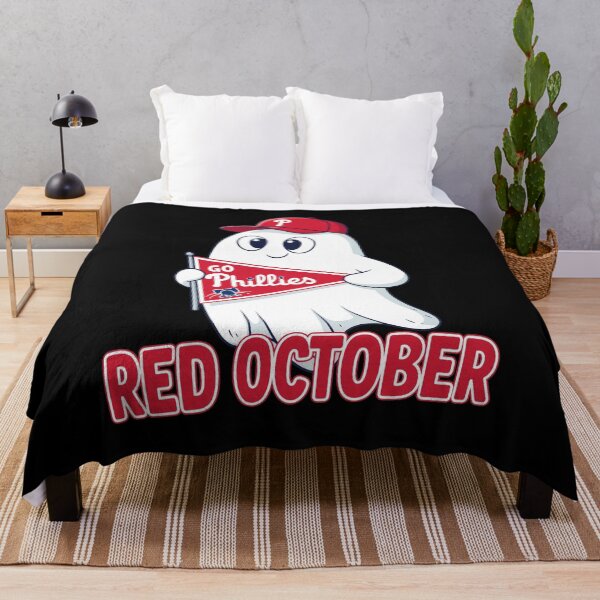 Item preview, Red October Baseball Ghost Fan designed and sold by TERESTERKE.