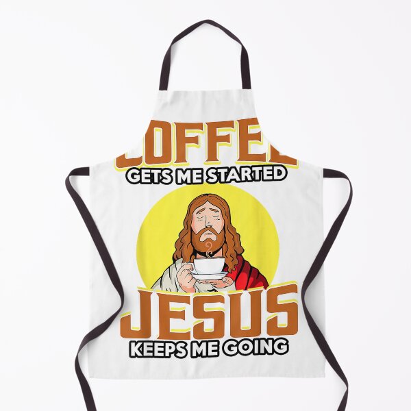 Item preview, Coffee Gets Me Started Jesus Keeps Me Going For Coffee Lover T-Shirt designed and sold by Cute-Pretty.