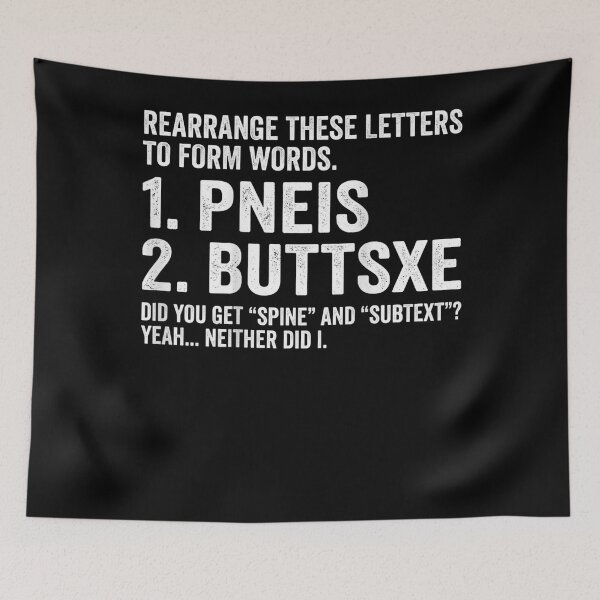 Item preview, (On Back) Rearrange These Letters to Form Words designed and sold by MarlaMaloneShop.