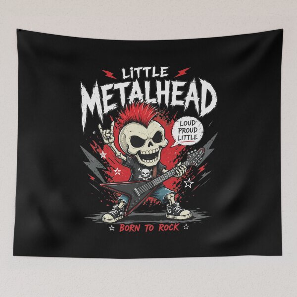 Item preview, Little Metalhead Skeleton Rocking Guitar  designed and sold by CARLOSWILLA.