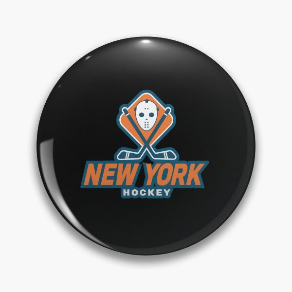 Item preview, New York Hockey Mask Crossed Sticks Retro  designed and sold by TINAMONEY.