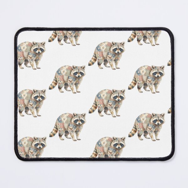 Item preview, Patchwork Quilt Raccoon designed and sold by Roy & Tiffany.