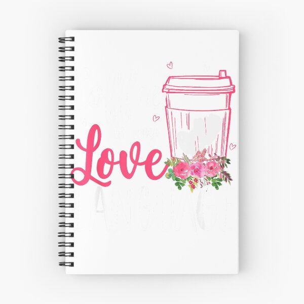Item preview, Coffee Is My Love Language Cute Flowers Coffee Cup Lover T-Shirt designed and sold by Magoya Store ⭐⭐⭐⭐⭐.