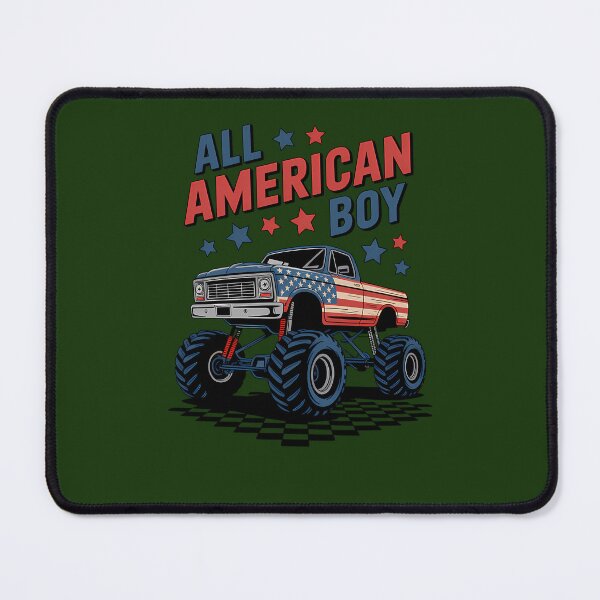 Item preview, America Monster Truck 4Th Of July Boys Usa Flag 507 designed and sold by TDSPrints.