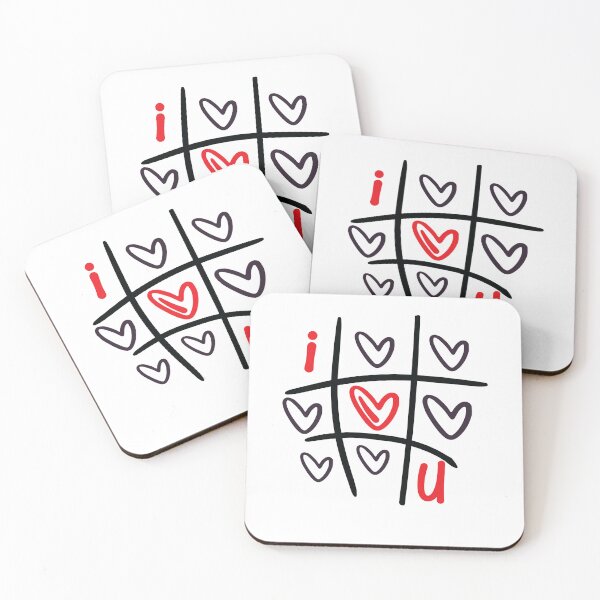 Item preview, Tic Tac Toe I Love You Heart Valentine - Cute Romantic Love Graphic designed and sold by oneTWE12VE.