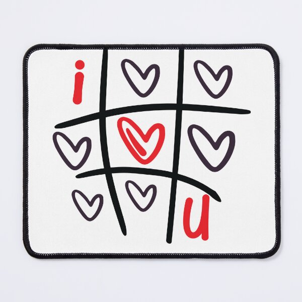 Item preview, Tic Tac Toe I Love You Heart Valentine - Cute Romantic Love Graphic designed and sold by oneTWE12VE.