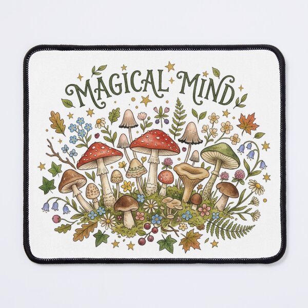 Item preview, Magical Mind Whimsical Mushroom Cottagecore Forest Design designed and sold by meghnad.
