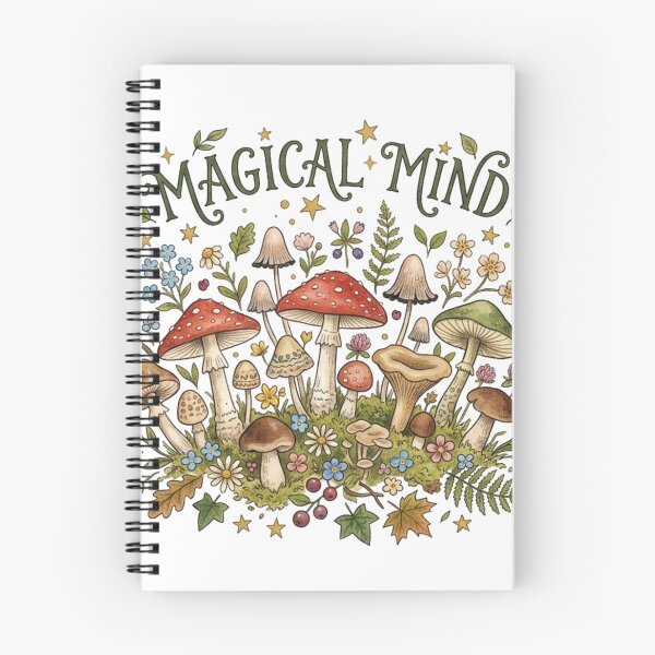 Item preview, Magical Mind Whimsical Mushroom Cottagecore Forest Design designed and sold by meghnad.
