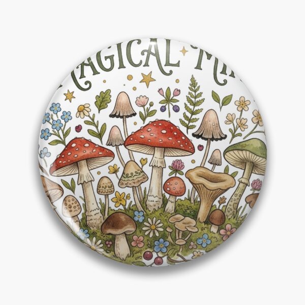 Item preview, Magical Mind Whimsical Mushroom Cottagecore Forest Design designed and sold by meghnad.