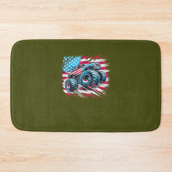 Item preview, American Flag Monster Truck Power By Merch Limited Edition Perfect Gift For You And Friends 750 designed and sold by TDSPrints.