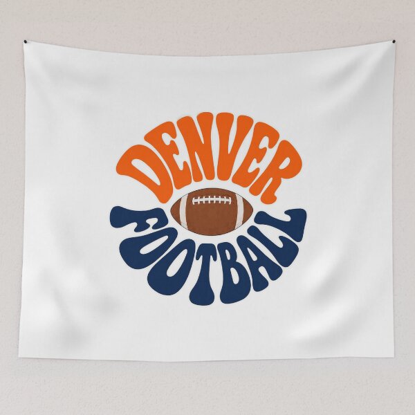 Item preview, Retro Denver Football Groovy Style designed and sold by yabrookings.