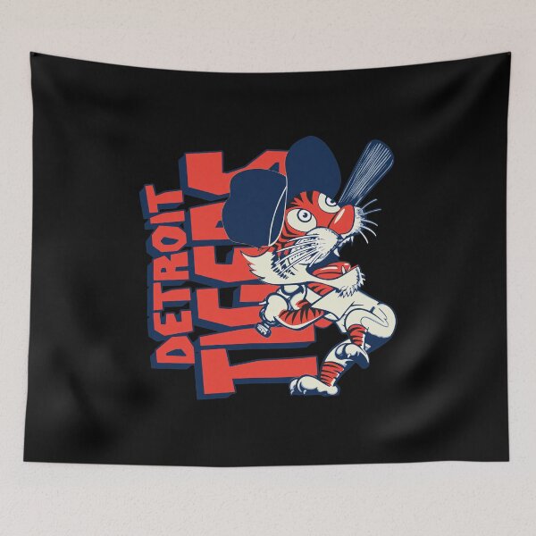 Item preview, Vintage Michigan Baseball Tiger Mascot designed and sold by EDUARREYNOL.