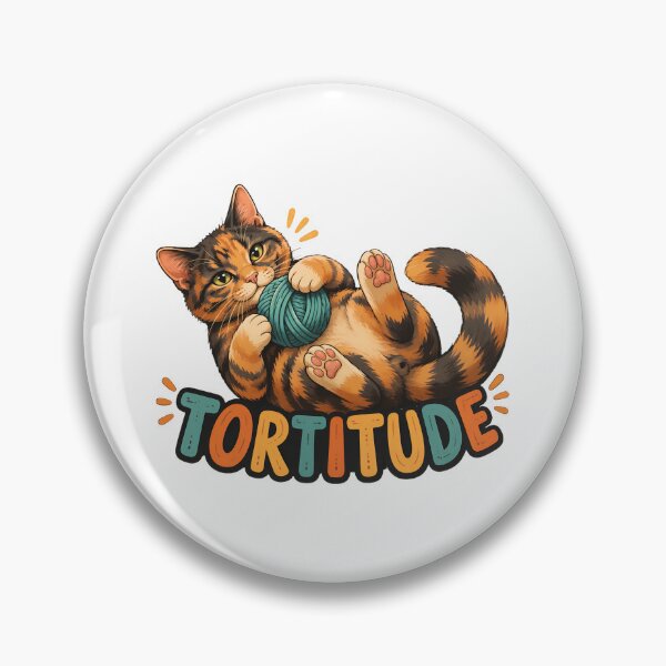 Item preview, Calico Cat Tortitude Funny Pun Art designed and sold by OlyvieArt.