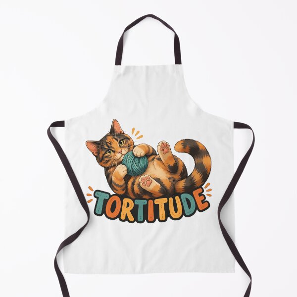 Item preview, Calico Cat Tortitude Funny Pun Art designed and sold by OlyvieArt.