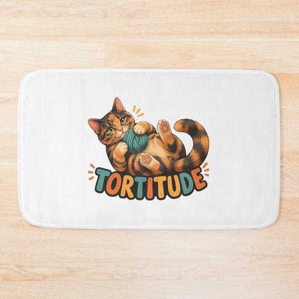 Item preview, Calico Cat Tortitude Funny Pun Art designed and sold by OlyvieArt.