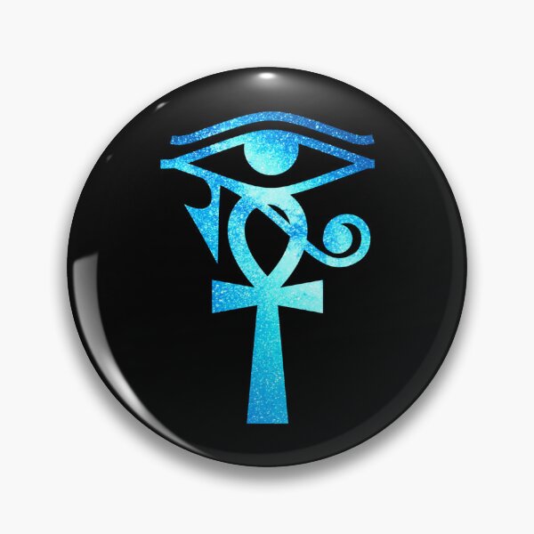 Item preview, Ankh Eye of Horus Ancient Egyptian Symbol Galaxy Crux Ansata designed and sold by MarlaMaloneShop.